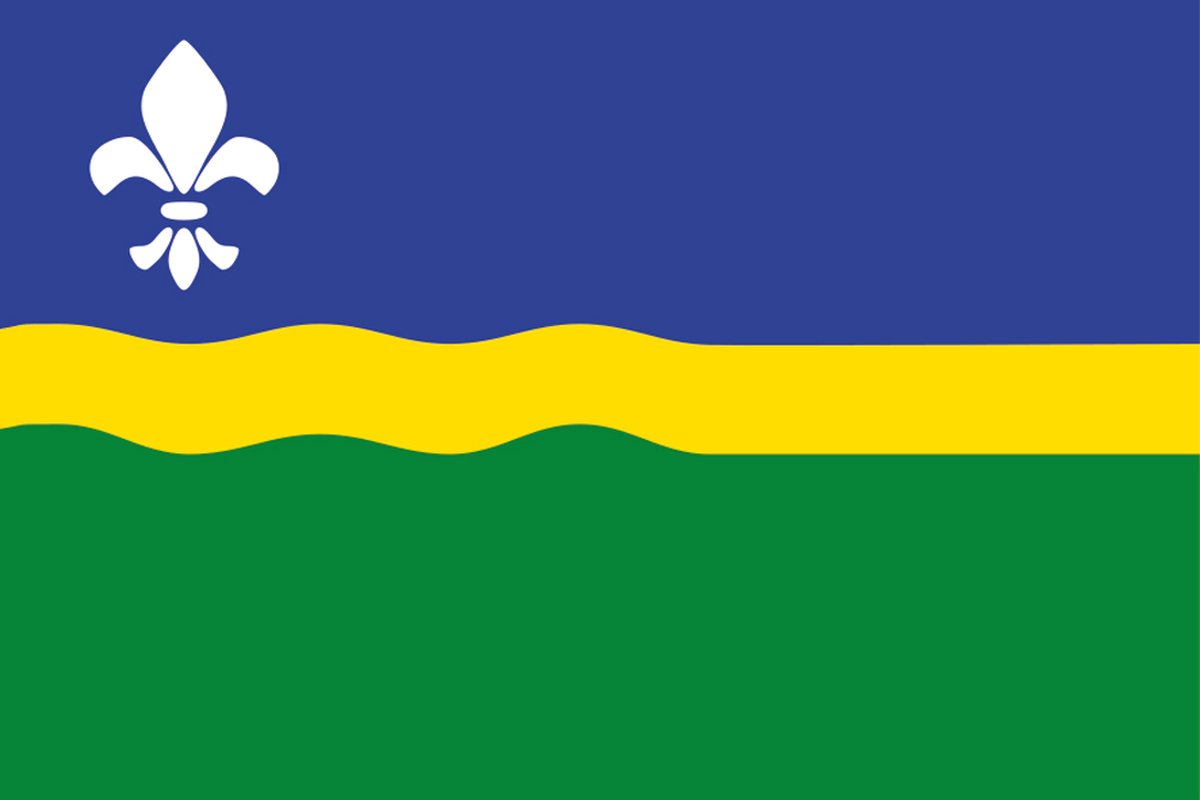 Flevolandse Vlag 80x120cm