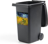 Container sticker Korenveld met kraaien - Vincent van Gogh - 40x40 cm - Kliko sticker