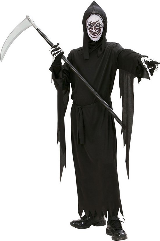 Zwart Reaper kostuum voor kinderen - Verkleedkleding