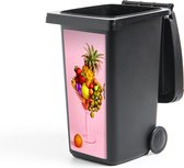 Container sticker Fruit - Cocktail - Martini Glas - 38x80 cm - Kliko sticker