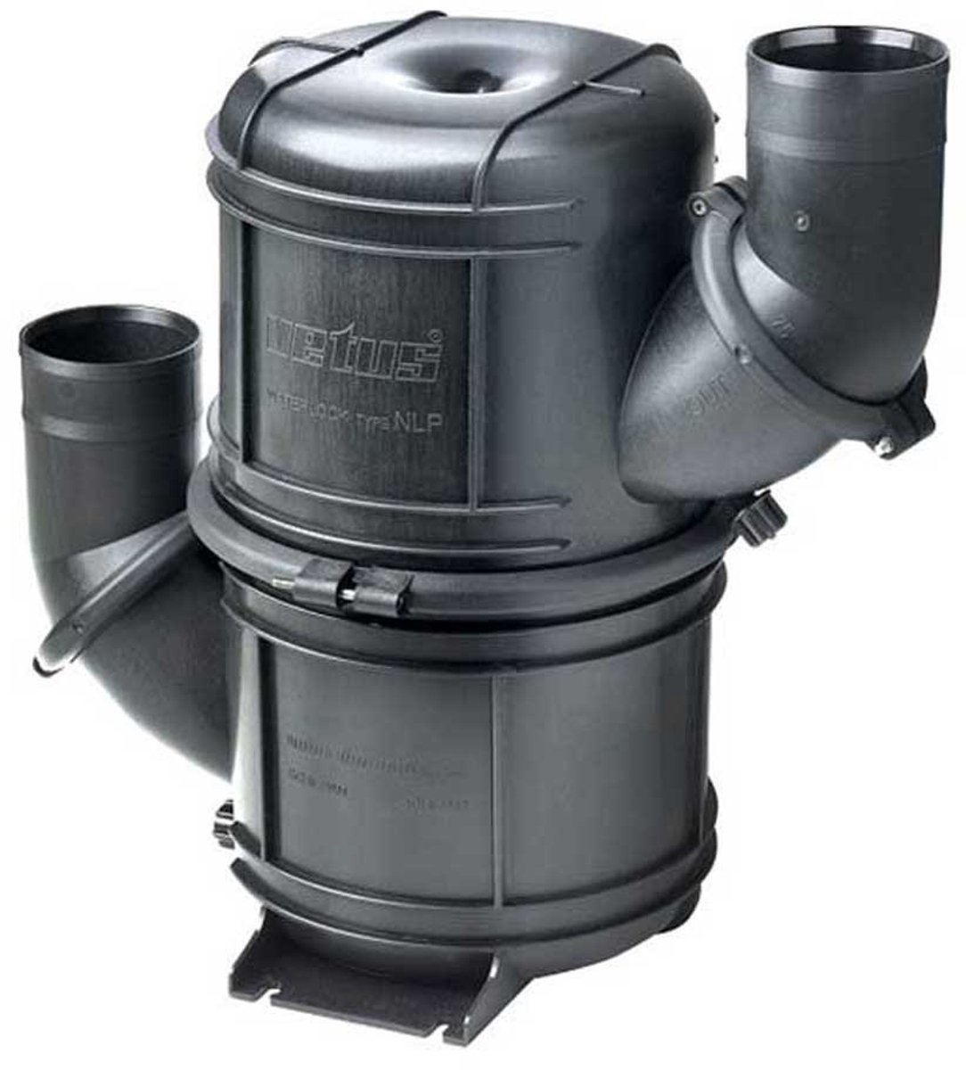 Vetus Nlp50 Hd Composite Waterverdeelstuk Zwart 50 mm