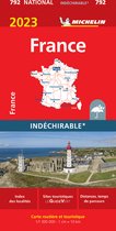 Nationale kaarten Michelin - Michelin Wegenkaart Frankrijk 792 Scheurvast