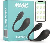 Magic™ - Vibrerend Tril Ei met App - Vibrator voor met Afstandsbediening - Sex toys en Vibrators voor Koppels en Vrouwen - 3.0 Clitoris Stimulator - Zwart
