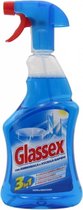 Glassex met ammoniak spray 12x500ml