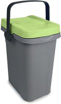 Afvalbak - 'Home Eco System' - afvalscheiding - Prullenbak - Afvalbakje aanrecht - 7 Liter - Groen