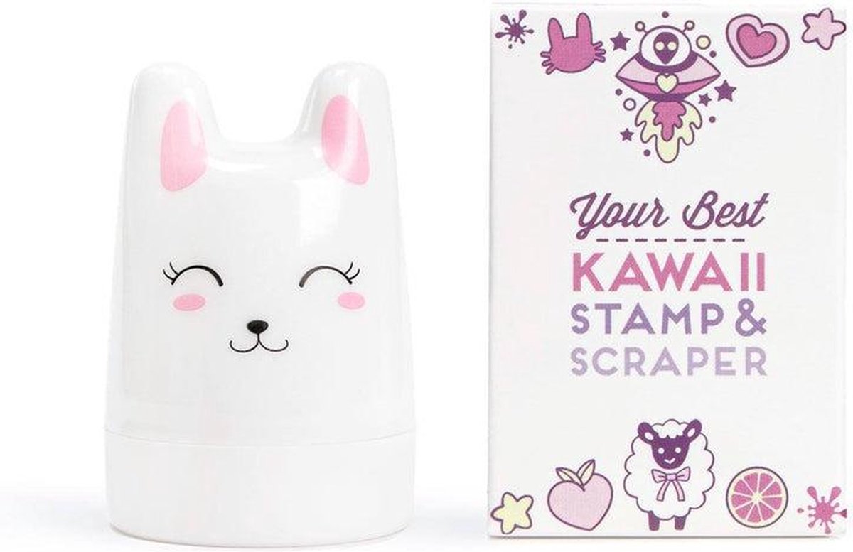 MoYou London Kawaii stempel en een schraper