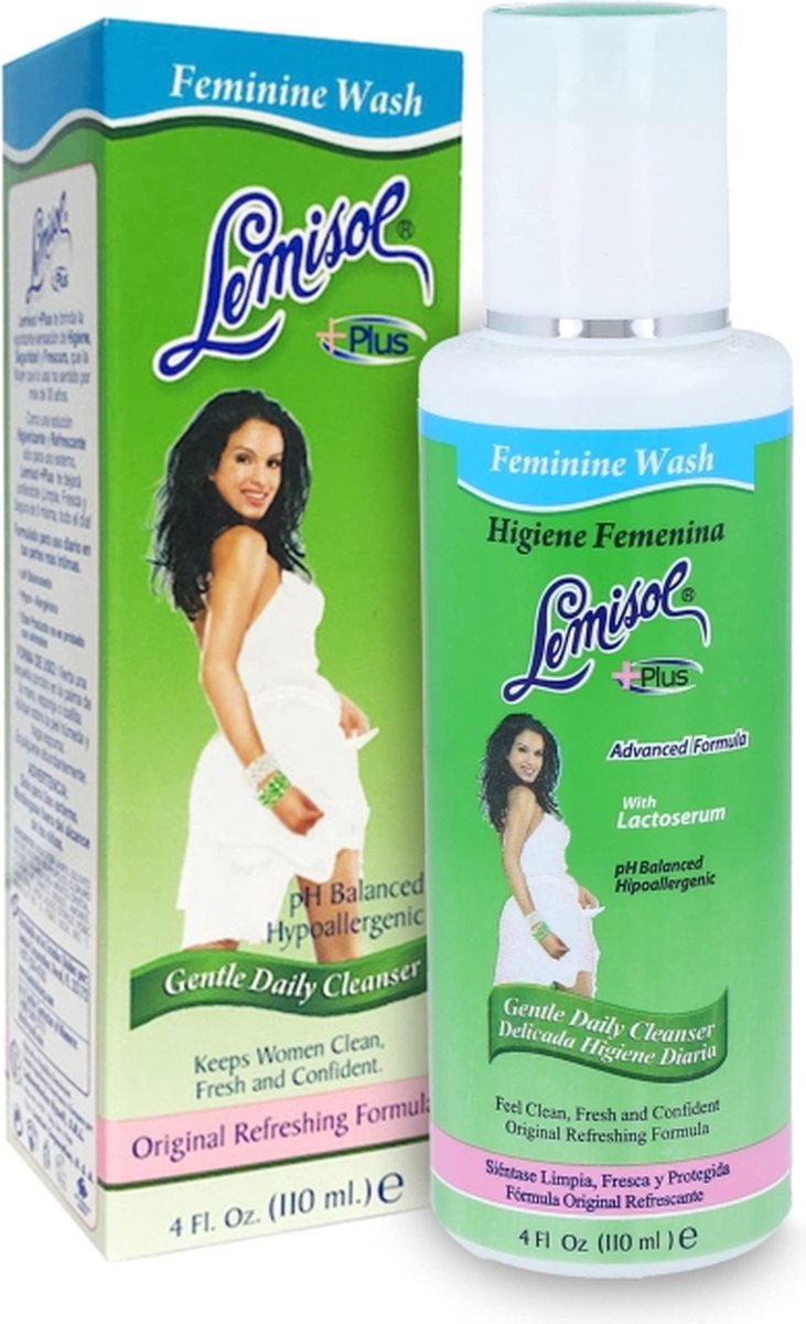 Goedkoopste Lemisol Plus With Lactoserum Feminine Wash Gentle Daily Cleanser Original Refreshing Formula, (4 oz/118ml