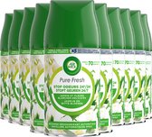 Air Wick Pure Fresh Luchtverfrisser - Pure Jasmijn en Witte Bloemen - Navulling - 250 ml - 10 stuks - Voordeelverpakking