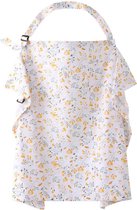IL BAMBINI - borstvoedingsdoek - doek voor afschermen borst voeding - geel fijn bloemetje