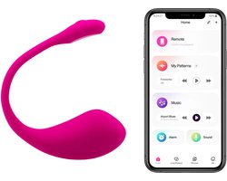 Lovense - Lush 2.0 - Draagbare Vibrator - Vibrerend Ei - Appgestuurd Luxe Vibratie Eitje - Sex Toys voor Vrouwen - Vibrators voor Vrouwen - Sex Toys voor Koppels - Roze