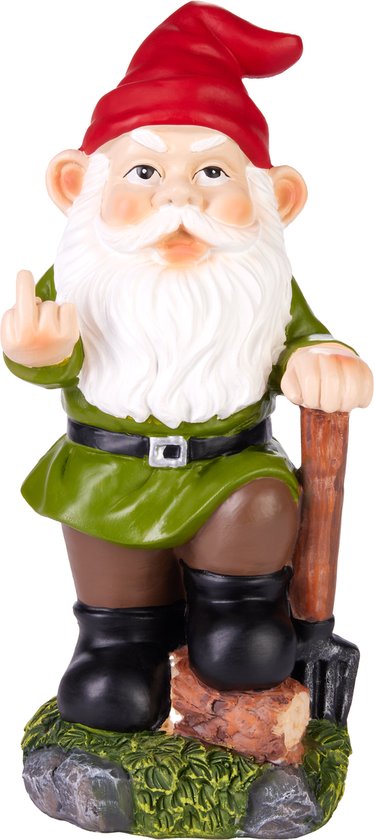 Foto: Tuinsteker regenmeter lieveheersbeestje metaal en glas handgeschilderd 150 cm hoog 1 willekeurige geel of rood