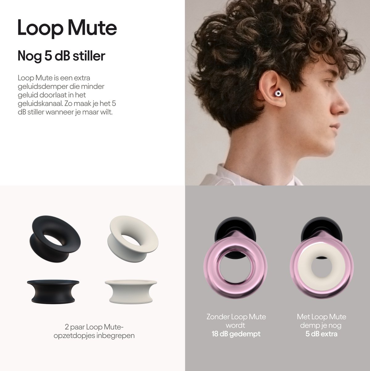 Loop Earplugs Experience Pro - bouchons d'oreille premium pour protection  auditive