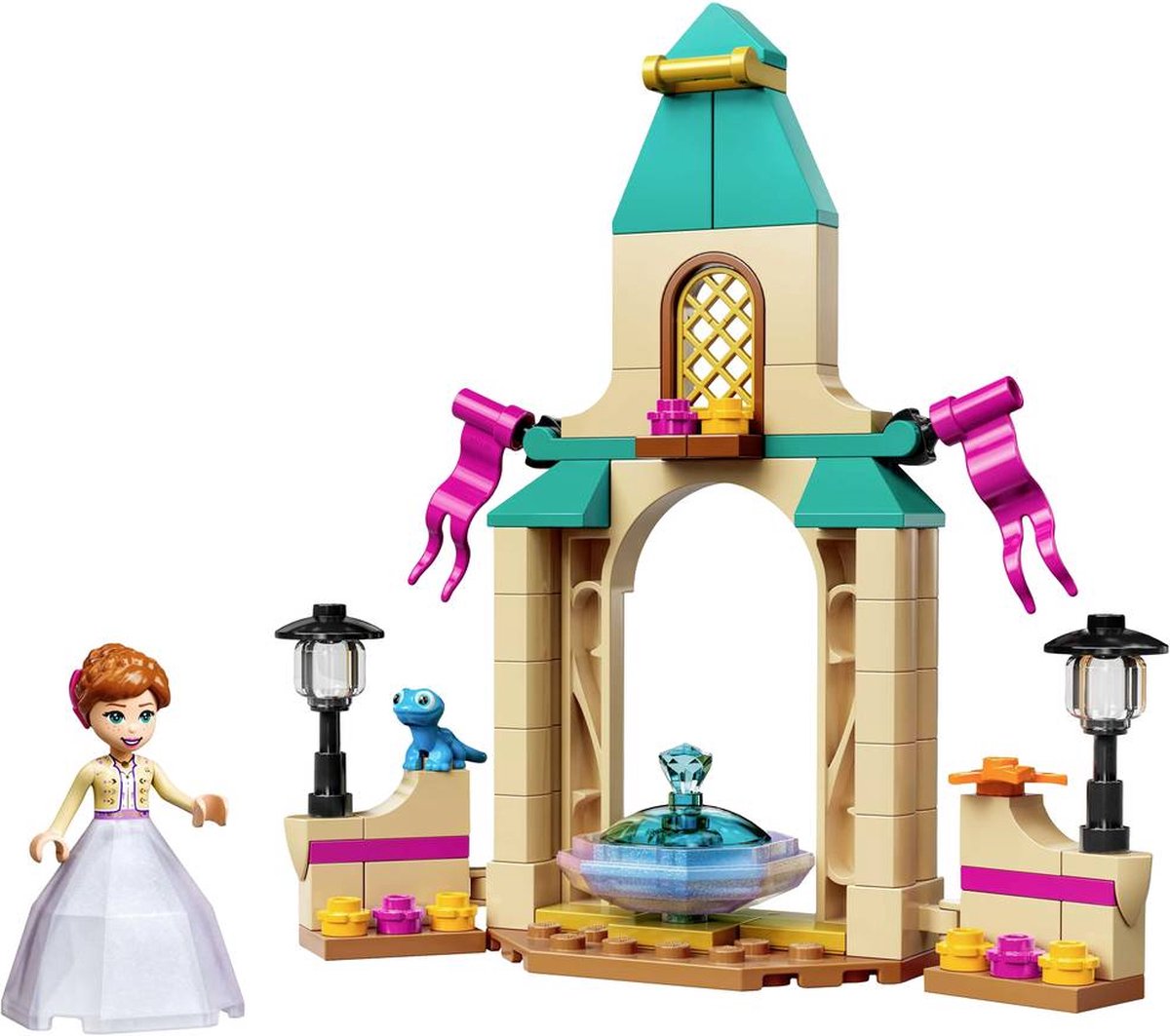 LEGO® ǀ Disney Binnenplaats van Anna's kasteel 43198 bouwset; ontworpen voor fans van Disney's Frozen 2; bouwbaar prinsessenspeelgoed dat de verbeelding prikkelt en uitnodigt tot onafhankelijk speelplezier; leuk Arendelle cadeau voor kinderen vanaf 5 — cadeau in Spellen & Speelgoed - foto 5