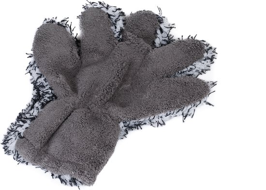 RUSH Wash Glove - Washandschoen - 2-in-1 - Dubbelzijdig - Microvezel - Voor Auto & Motor - Auto wassen