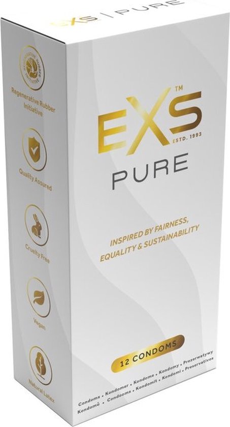 EXS Pure ultradunne vegan condooms