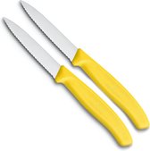 Victorinox Set de 2 cartels pour légumes / couteaux d'office - Jaune