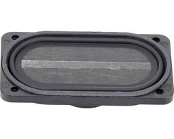 Visaton SC 5.9 FLX - 8 Ohm 5 inch 9 cm Breedband-luidspreker 4 W 8 Ω Ovaal, Houten membraan