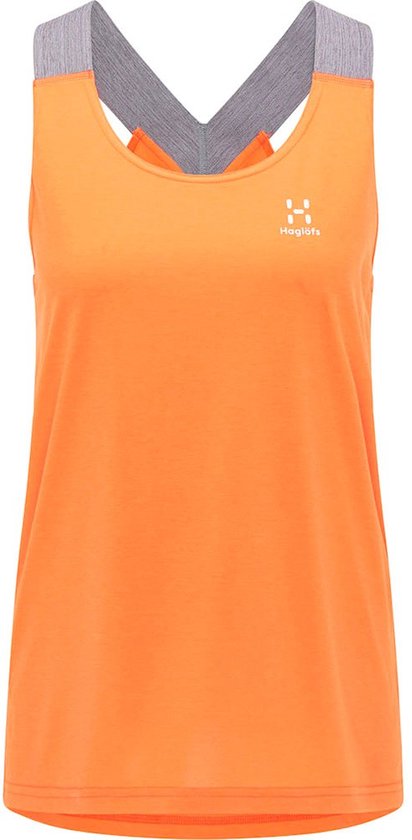 Haglofs Ridge Mouwloos T-shirt Oranje L Vrouw