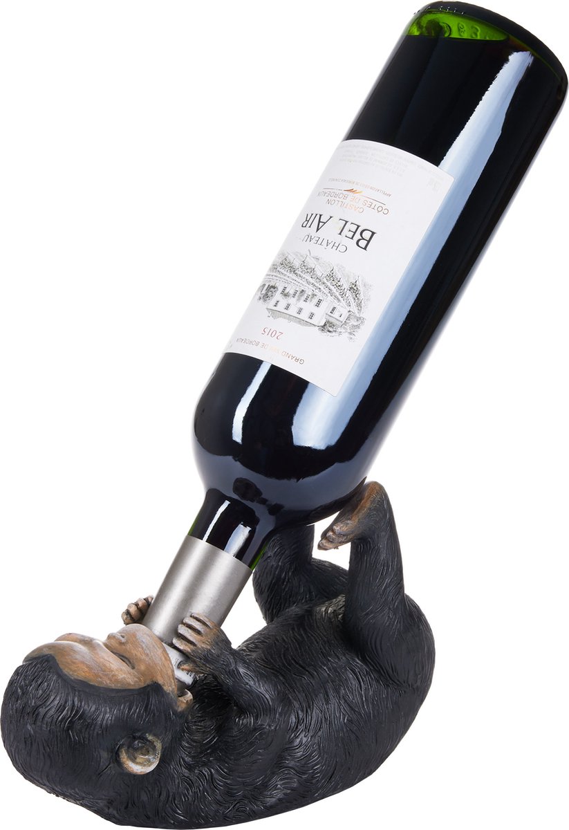 Katten Wijnfleshouder Metaal - Schattige Wijnkat Decoratie Voor Keuken, Bar En Woonkamer, Perfect Cadeau