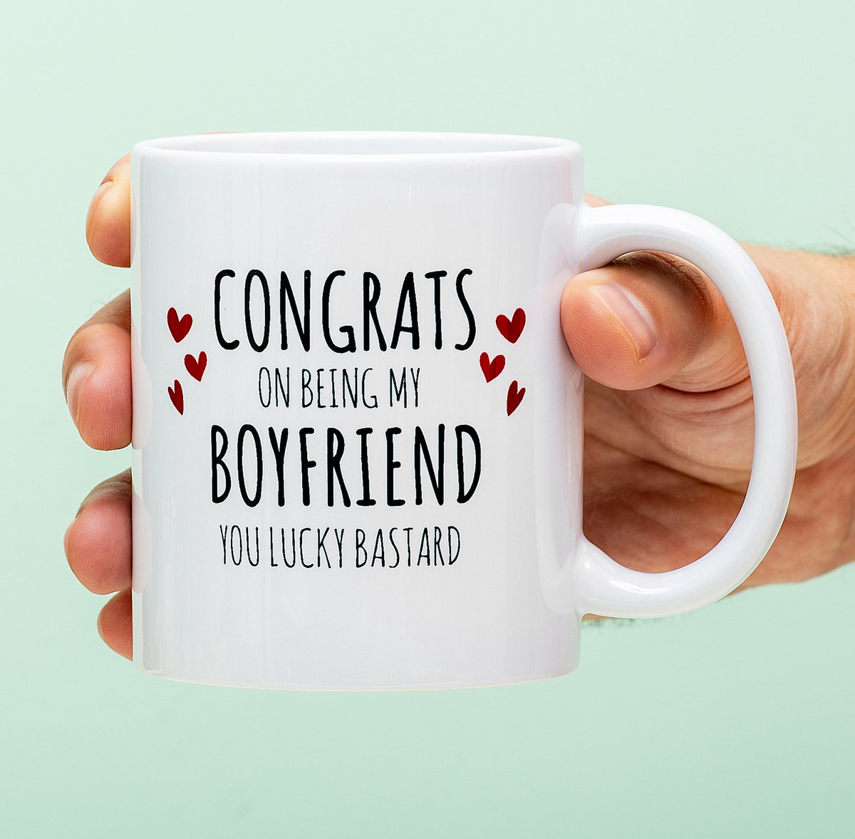 Mok Congrats On Being My Bf van Ditverzinjeniet.nl
