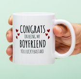 N'inventez pas cette tasse Félicitations pour être mon petit ami