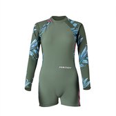 Dames lycra swimsuit | XL | groen