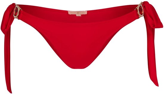 CUPSHE Bikinisets voor dames, tweedelig badpak, halter, rugloze zijkant, geknoopt met lage taille, hoge snit, brutale onderkant, IJsblauw/Bloemen, L