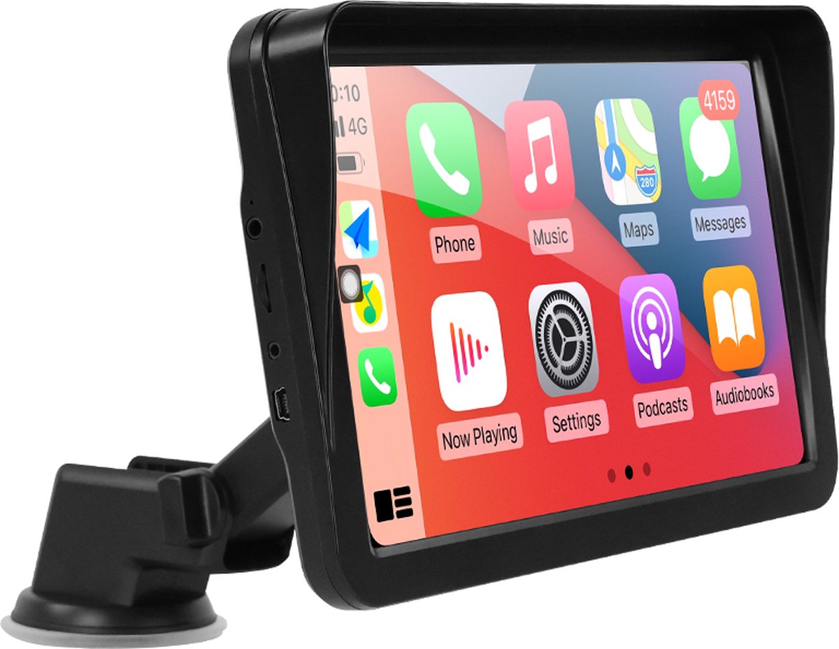 Navigatiesysteem 9 inch Apple Carplay Android Auto Draadloos Bluetooth
