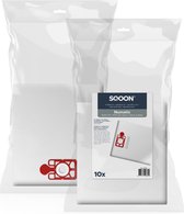 SQOON® - Stofzuigerzakken geschikt voor Numatic NVM-1CH Henry/Hetty/James - Model 604015 - 10 stuks