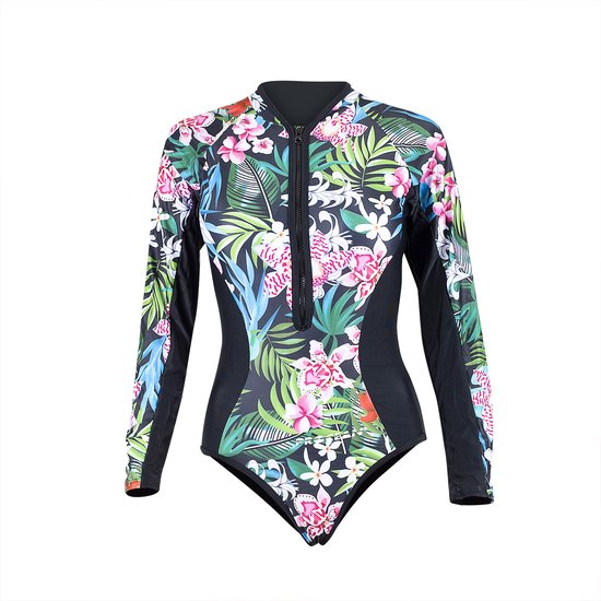 Dames lycra swimsuit | S | tropical