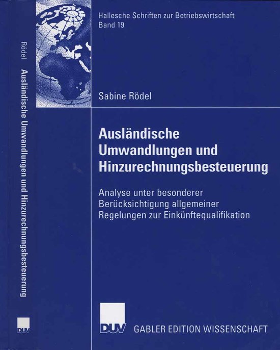 Hallesche Schriften zur Betriebswirtschaft19- Ausländische  ... - cover
