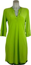 Angelle Milan - Vêtements de voyage pour femme - Robe vert pomme - Respirante - Infroissable - Robe durable - En 5 tailles - Taille XL