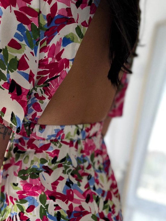 Robe longue dames - robe d'été - taille M - 38 - motif fleurs - Féminine -  aérée - été... | bol.com