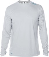 Skinshield - FACTOR 50+ UV-zonbeschermend sport shirt heren - lange mouwen - Pearl Grey - Grijs - XS
