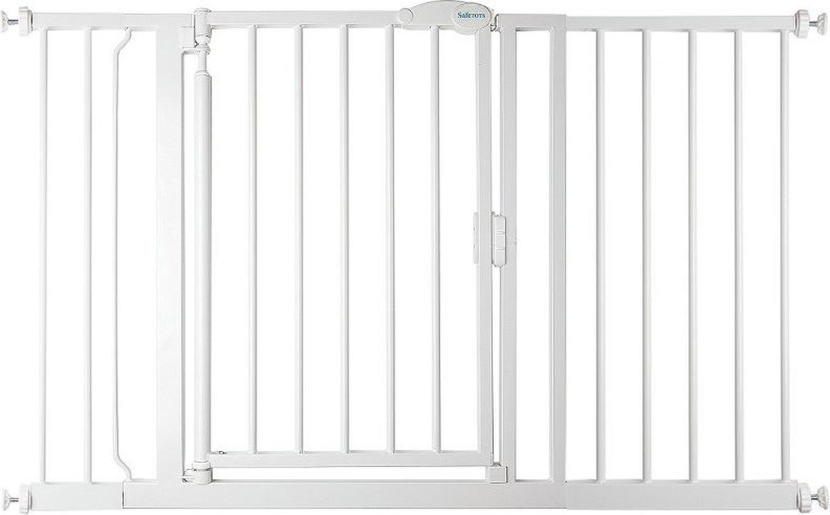 Safetots Self Closing Klemhek, Traphekje, 125,4cm - 132,4cm, Wit