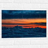 Muursticker - Wolken - Lucht - Kleuren - 60x40 cm Foto op Muursticker