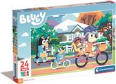 Clementoni Puzzles pour enfants - Bluey 24 pièces, Maxi Puzzle, 3+ ans - 24234