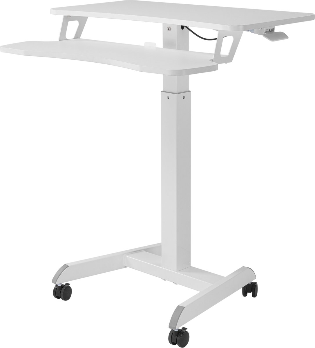 Bureau zit sta laptoptafel - verrijdbaar - hoogte verstelbaar thumbnail 4