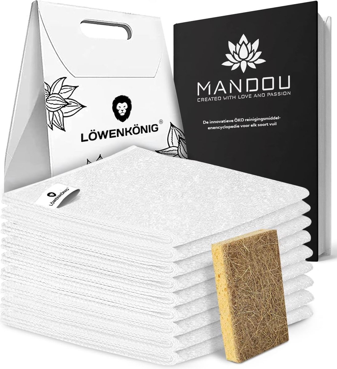 Goedkoopste Multifunctionele doeken set van 9 XL - reinigingsdoeken - poetsdoeken - vaatdoeken - huishouden keuken badkamer glas - bamboe poetsdoeken duurzaam streepvrij Sponzen schoonmaak