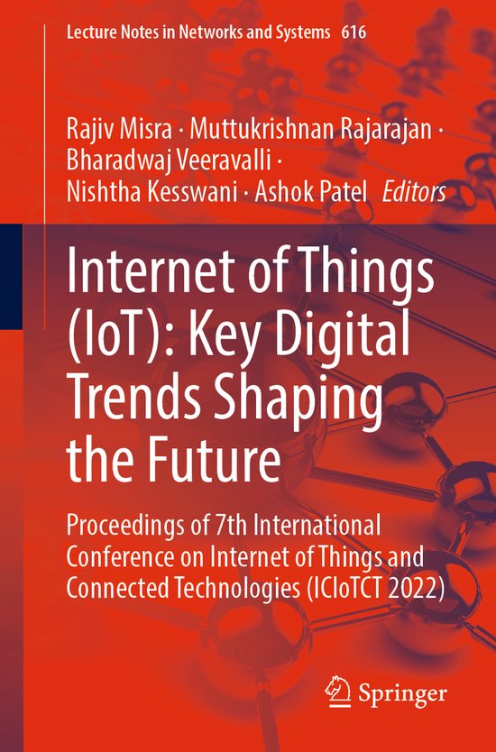 Lecture Notes in Networks and Systems616- Internet of Things ... - cover