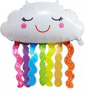Folie Ballon Rainbow Cloud Smile - folie - ballon - smile - cloud - verjaardag - babyshower - geboorte