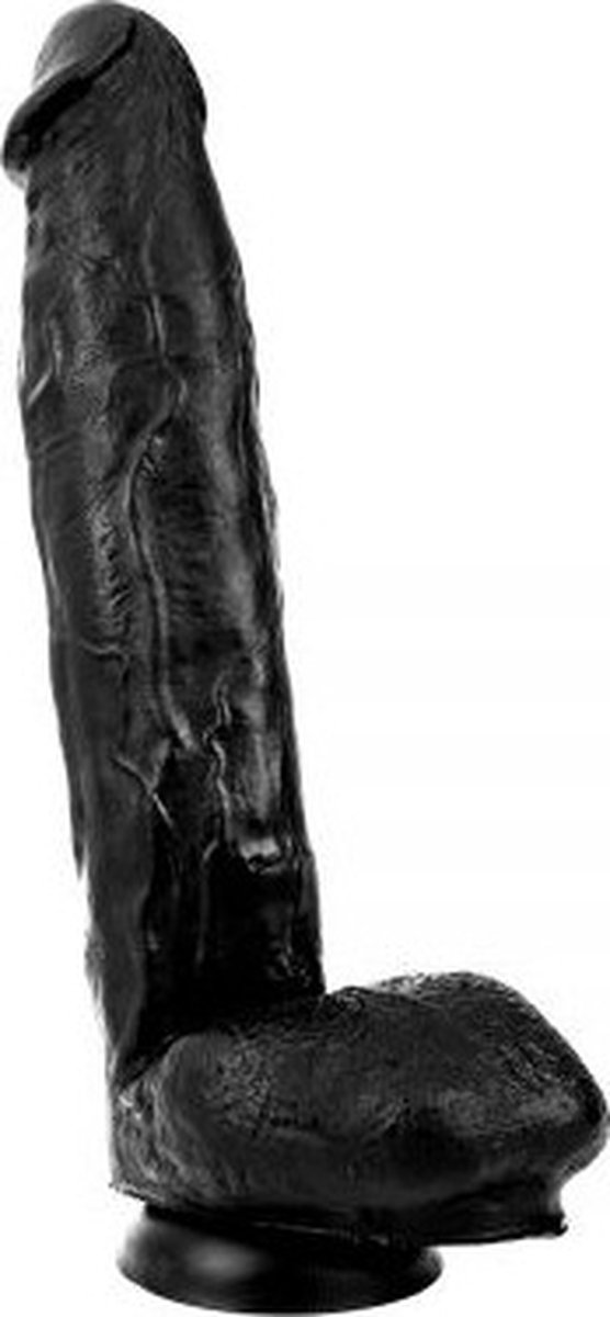 Goedkoopste Dinoo - Monster - King-size Dildo - 28 x 5.5 cm - Zwart