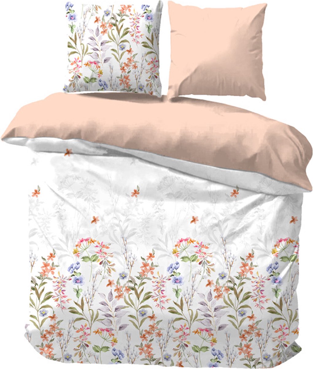 iSleep Dekbedovertrek Judith - Litsjumeaux XL - 260x200/220 cm - Wit