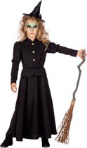 Costume de sorcière et araignée et vaudou et religion noire | Noble Boss Sorcière Witchulamina | Fille | Taille 128 | Halloween | Déguisements