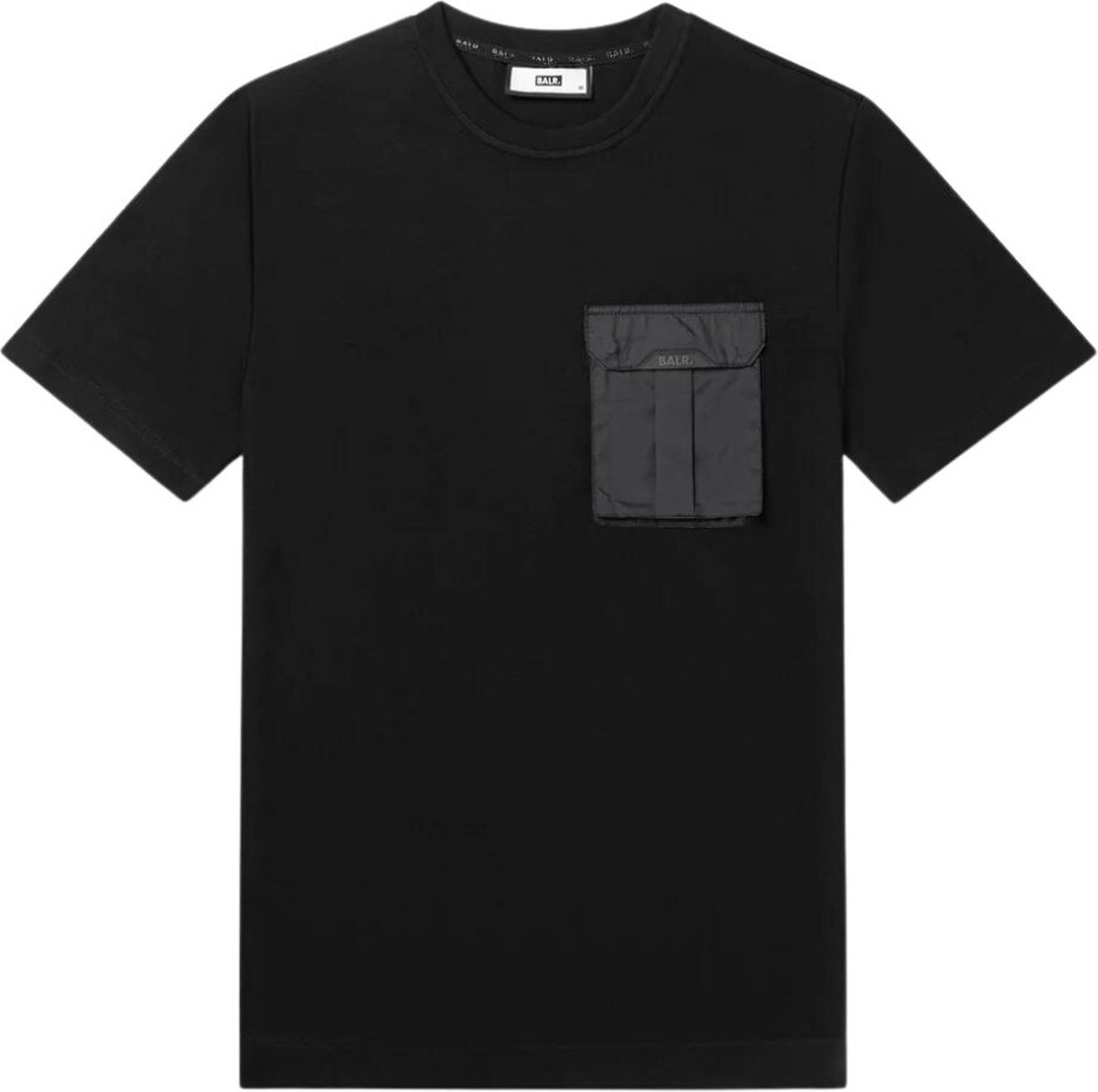 BALR. Shirt Zwart maat M Q-cargo t-shirts zwart