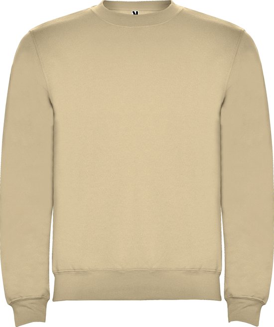 Zand kleur unisex sweater Clasica merk Roly