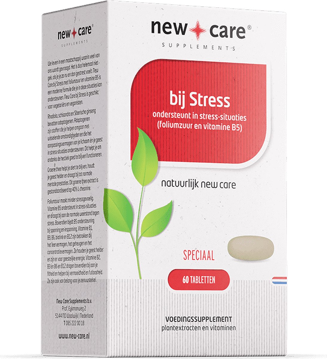 Goedkoopste New Care bij Stress - 60 tabletten - vegan