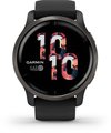 Garmin Venu 2 Health Smartwatch - Amoled touchscreen - Stappenteller - 5ATM Waterdicht - Zwart