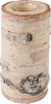 J-Line T-Lichthouder Cilinder Schors Naturel Medium Set van 4 stuks