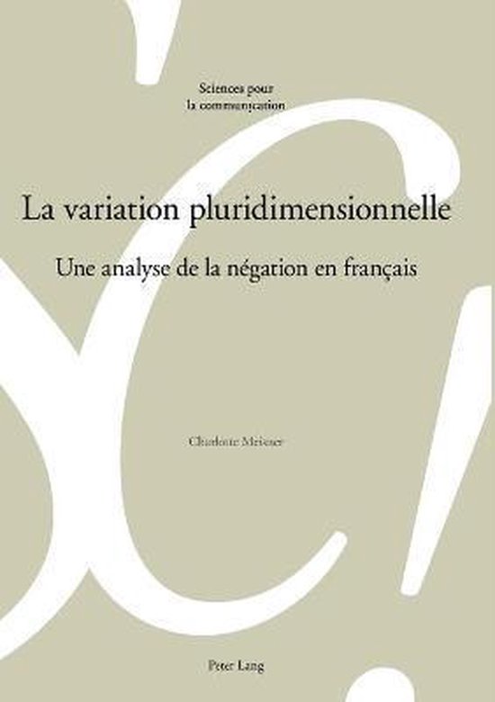 La variation pluridimensionnelle - cover